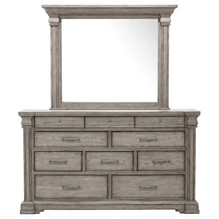 Dresser and Mirror